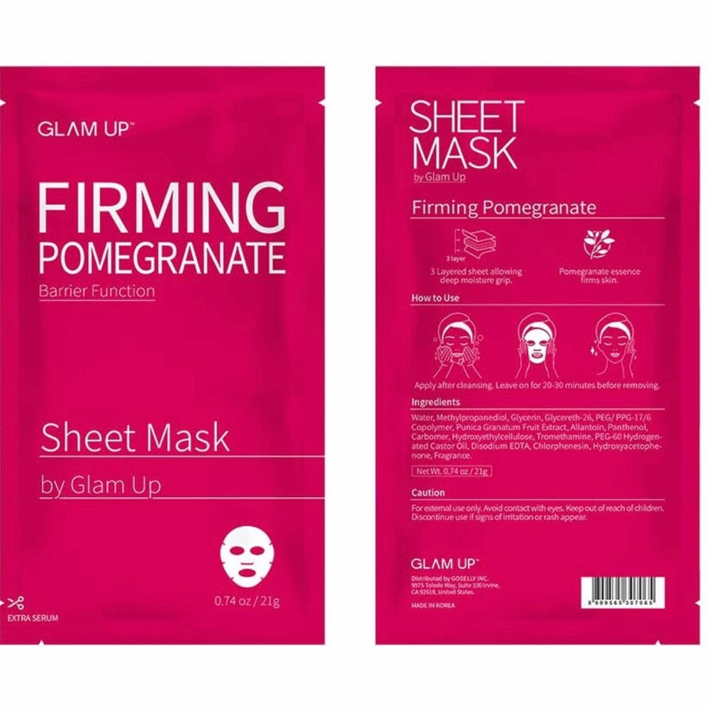 Glam Up Sheet Mask Bundle Plus Extra Goodies!!